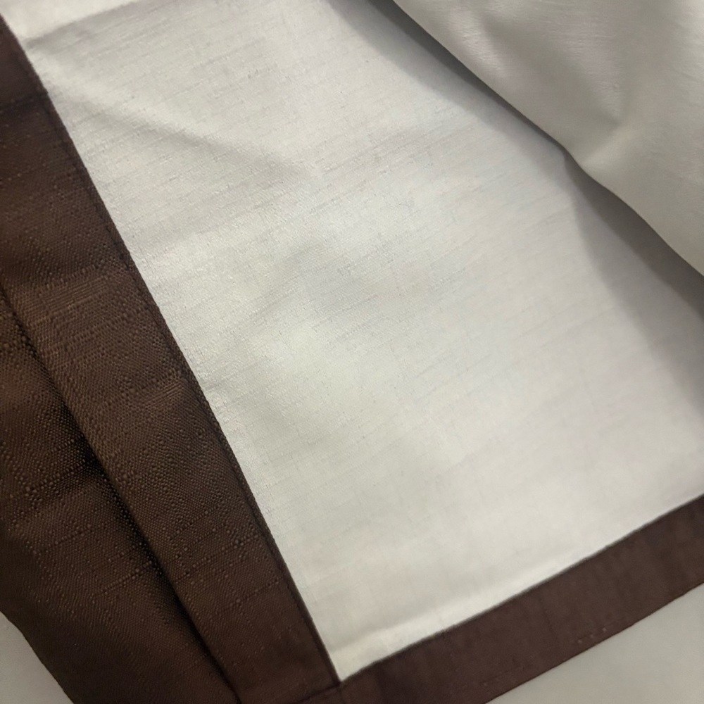 Blackout energy saving Brown Curtain Panel - Picture 3 of 6